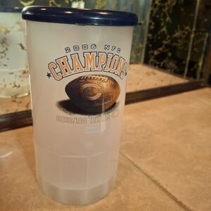 Chicago Bears Champions Tumbler - Transparent, Blue & Orange